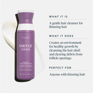 VIRTUE Flourish Shampoo For Thinning Hair 240ml