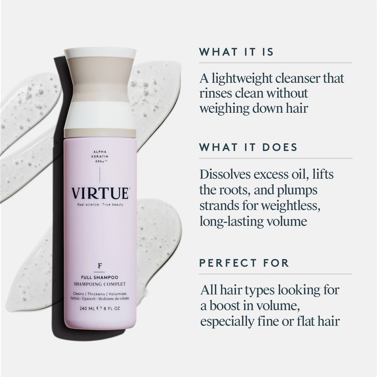 VIRTUE Full Shampoo 240ml