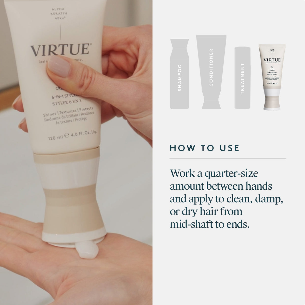 VIRTUE 6-in-1 Styler 120ml
