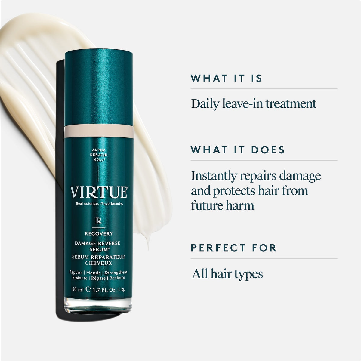 VIRTUE Damage Reverse Serum 50ml